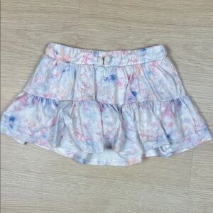 Cat & Jack Pastel Tie-Dye Skater Skirt Skort 4/5